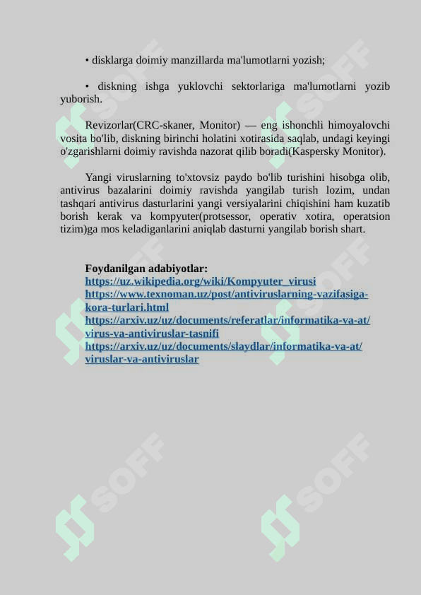 Antiviruslar va ularning turlari 2