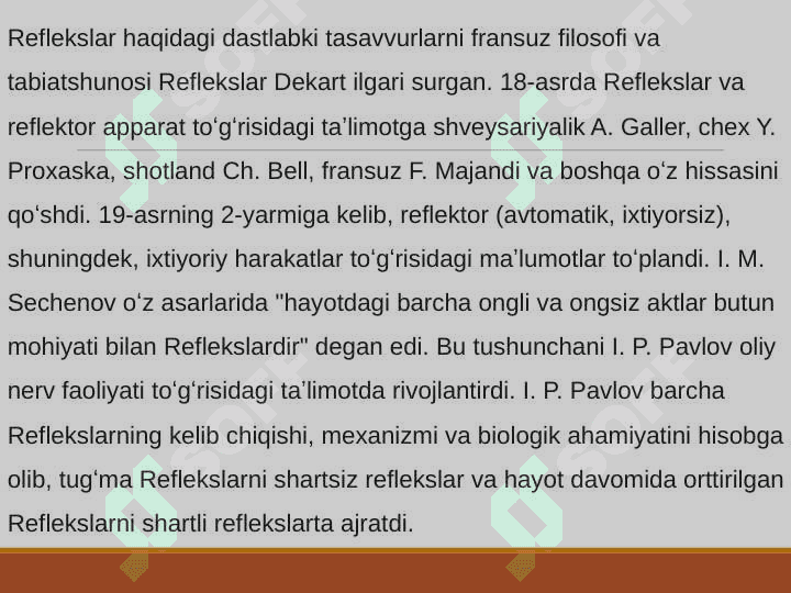 Refleks haqida ta’limot 3