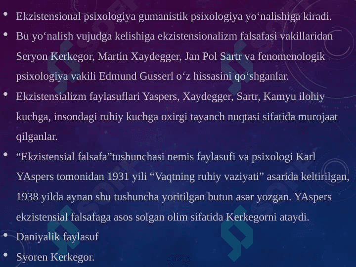 Shaxs ekzistensial psixologiyasi 3