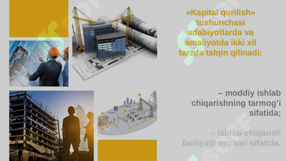 Investitsiya faoliyatida kapital qurilish 4