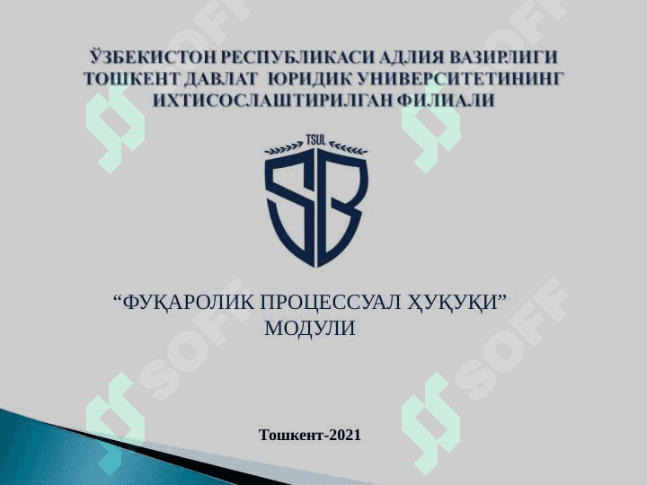 Фуқаролик процессида исботлаш ва далиллар 2