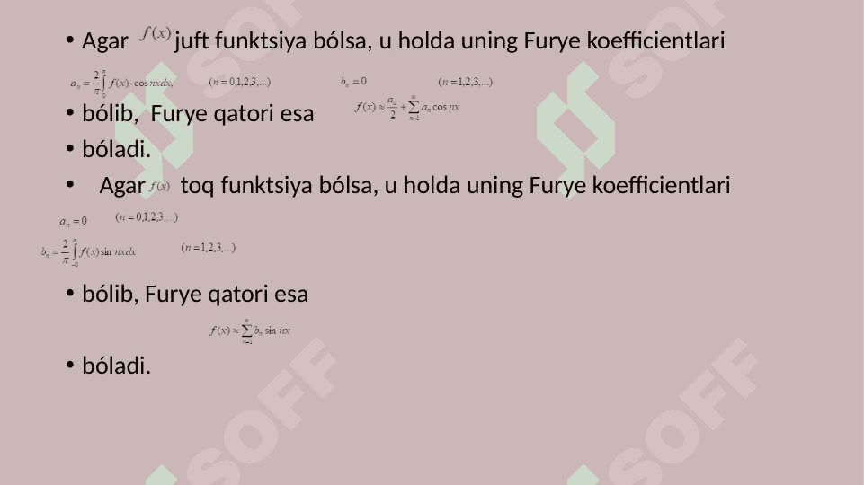 Furye qatori va uning tatbiqlari 4