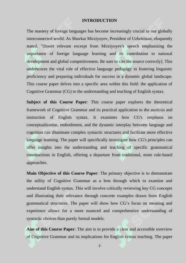 THE APPLICATION OF COGNITIVE GRAMMAR TO ENGLISH SYNTAX COURSE PAPER.docx 2