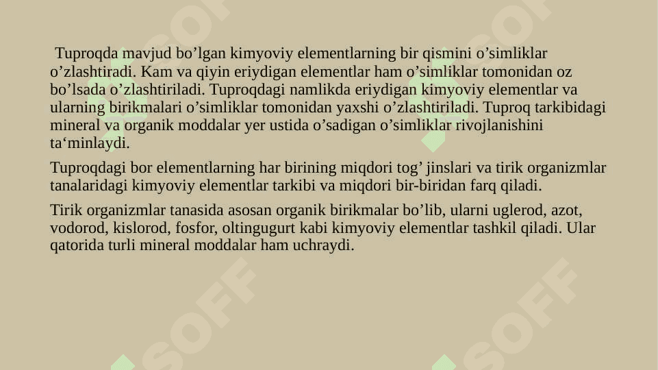 Tuproqlarning ifloslanishi va ularni oldini olish yo’llari 7