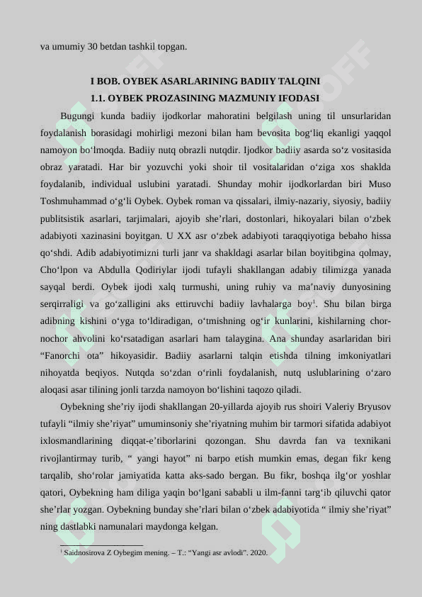 Bolalik” qissasi avtobiografik asar sifatida 4