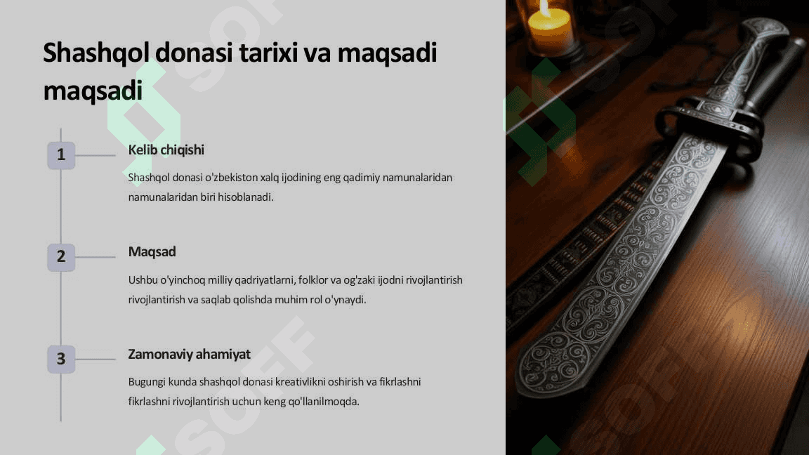 Kreativ g'oyalarni ilgari surishga doir namunaviy topshiriqlar 3