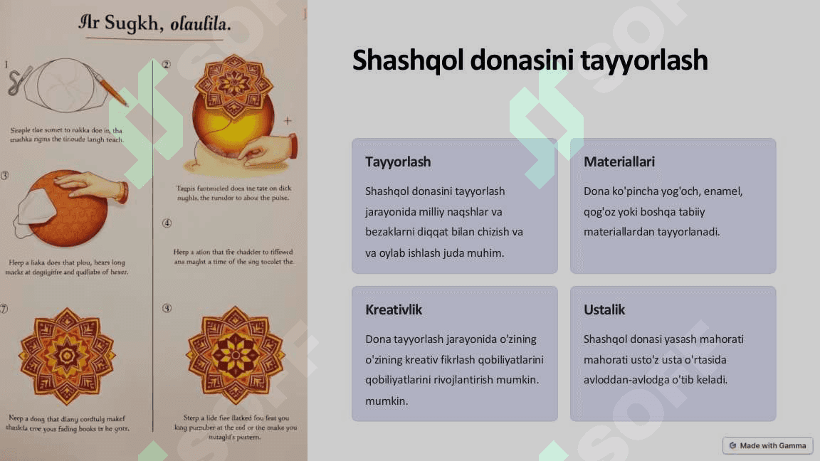 Kreativ g'oyalarni ilgari surishga doir namunaviy topshiriqlar 4