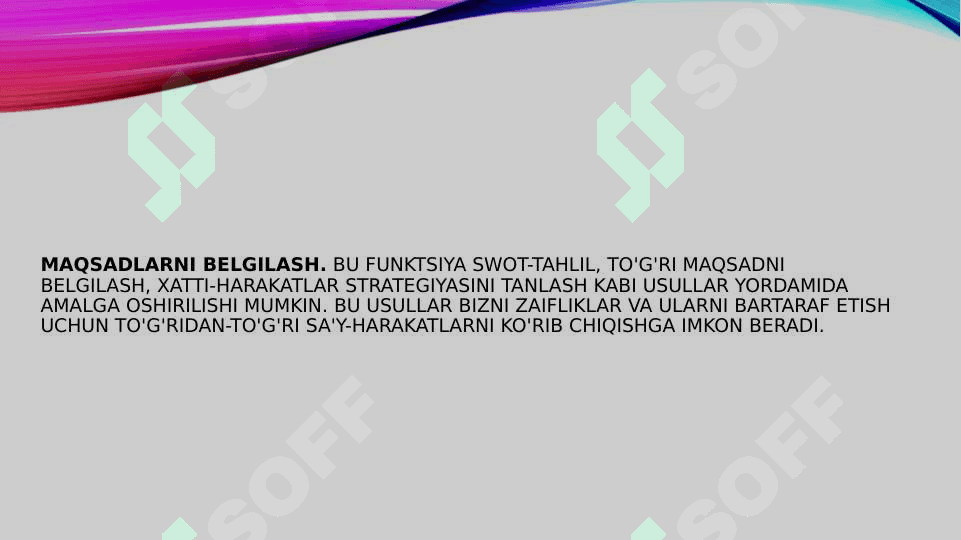 O’ZINI-O’ZI BOSHQARISHNING USULLARI.O’ZINI-O’ZI IDORA QILISH VA TARBIYAlash 4