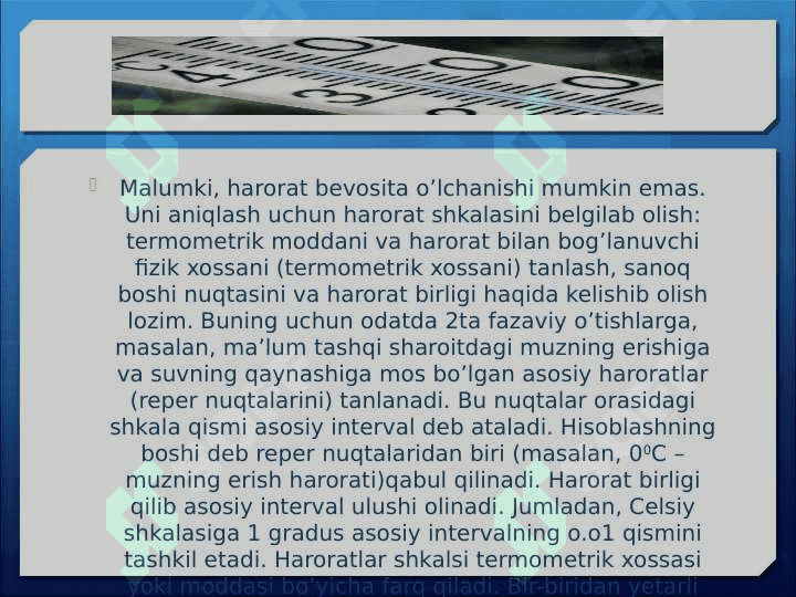 Termometriya va bolalarda tana haroratini o`lchash 4