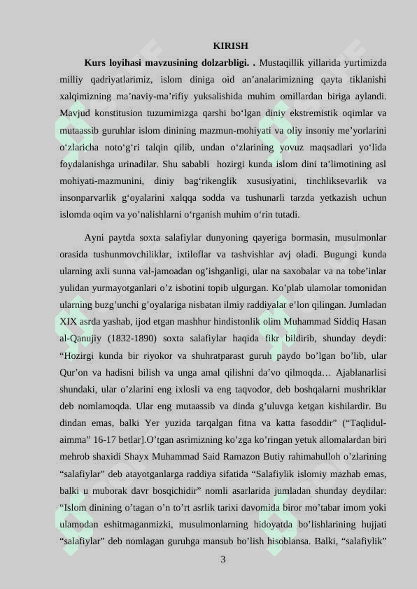 Zamonaviy salafiylarning kalom ilmiga munosabati 3