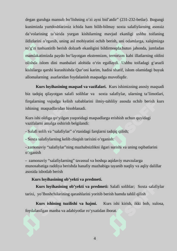 Zamonaviy salafiylarning kalom ilmiga munosabati 4