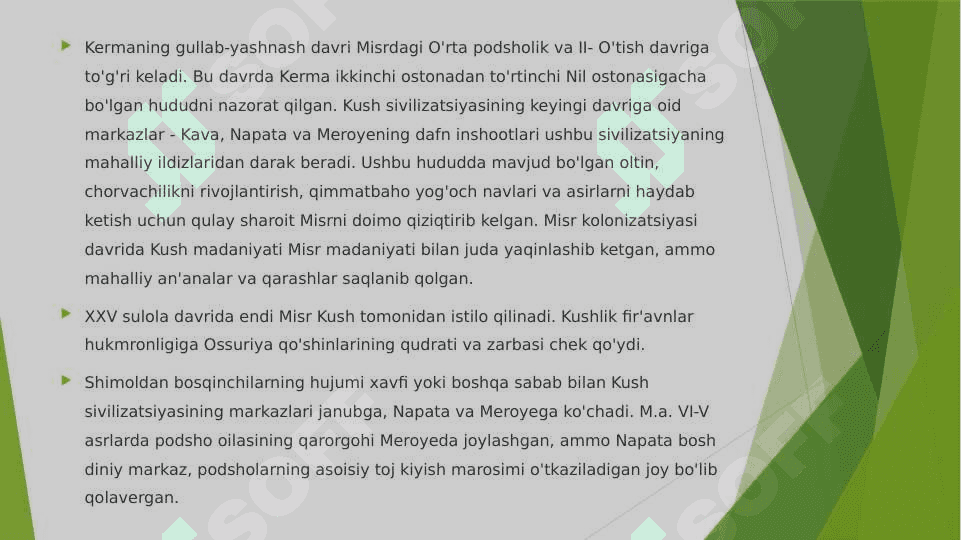 Qadimgi Afrika va Janubiy Arabiston sivilizatsiyalari 4