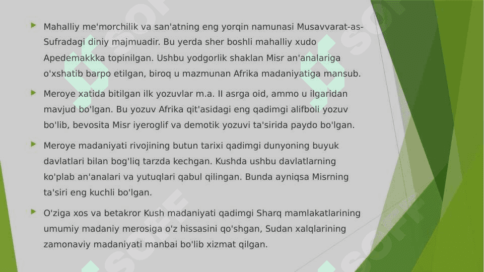 Qadimgi Afrika va Janubiy Arabiston sivilizatsiyalari 5