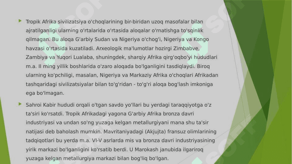 Qadimgi Afrika va Janubiy Arabiston sivilizatsiyalari 7
