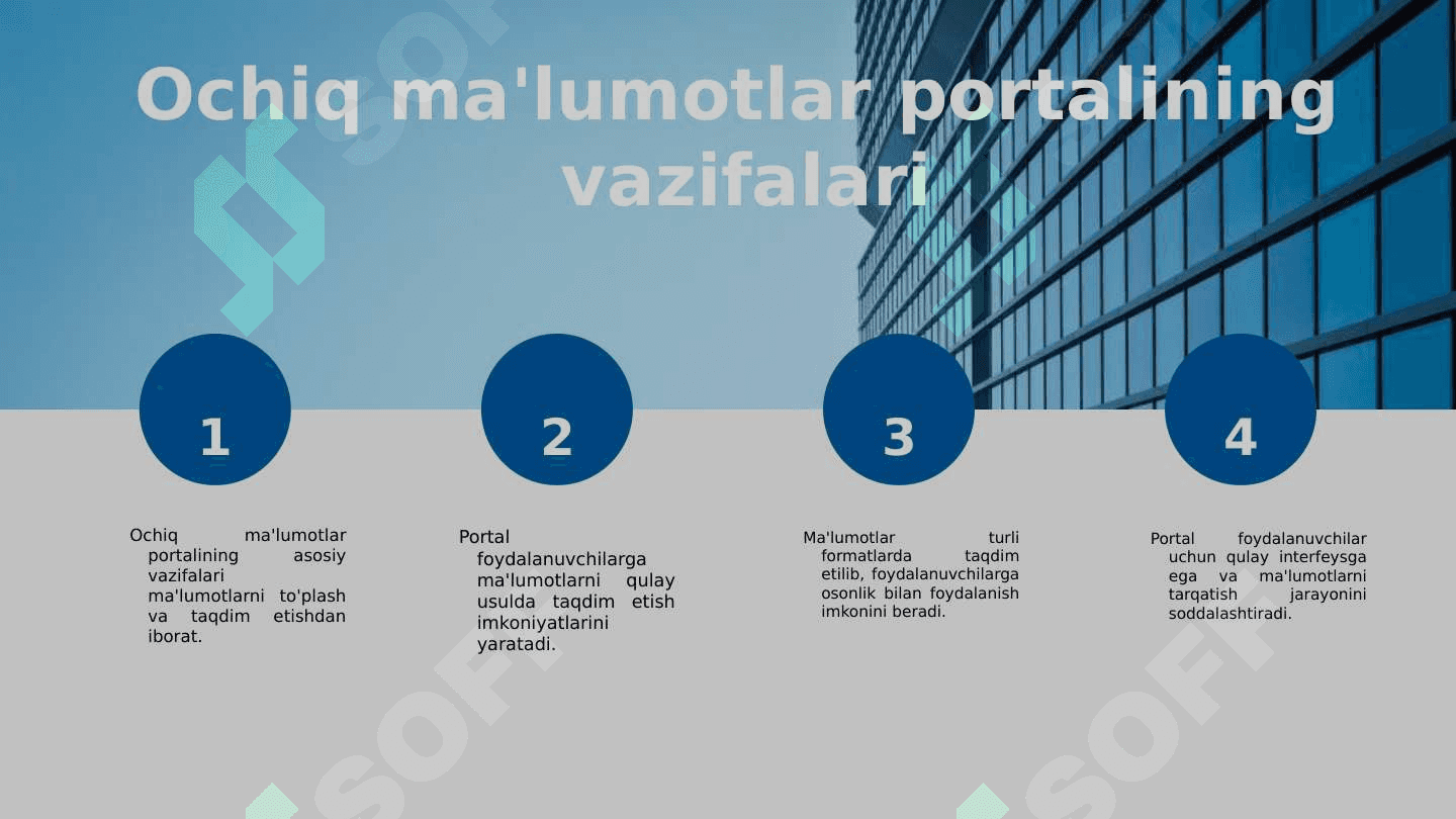 Oʻzbekiston respublikasi Ochiq maʼlumotlar portali bilan ishlash 3