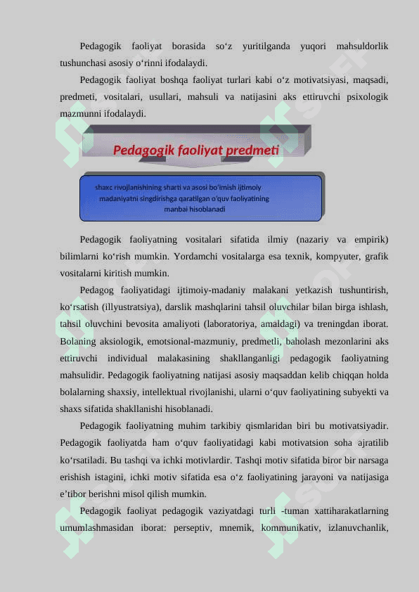 Pedagoglik kasbiga qo’yiladigan talablar. 4