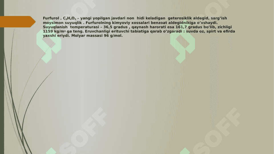 Furfurol taqdimot 6