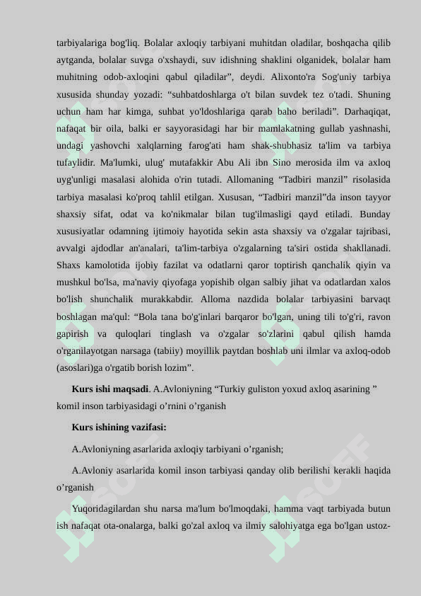 Abdulla Avloniy asarlarida milliy tarbiya masalalari 4