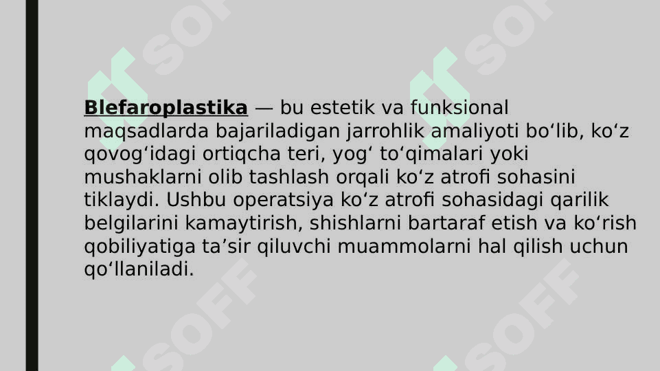 Yuzdagi plastik operasiyalar (blefaroplastika) 2