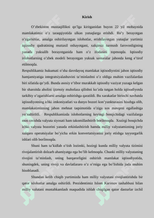 Pul nazariyalari va muvozanatli qarashlari 3