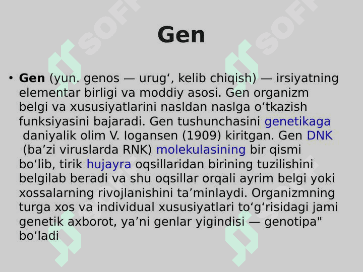 Irsiyatning molekulyar asoslari 4