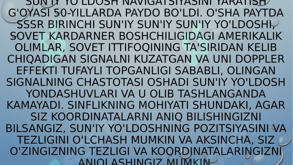 GPS qurilmasini o’rganish 7