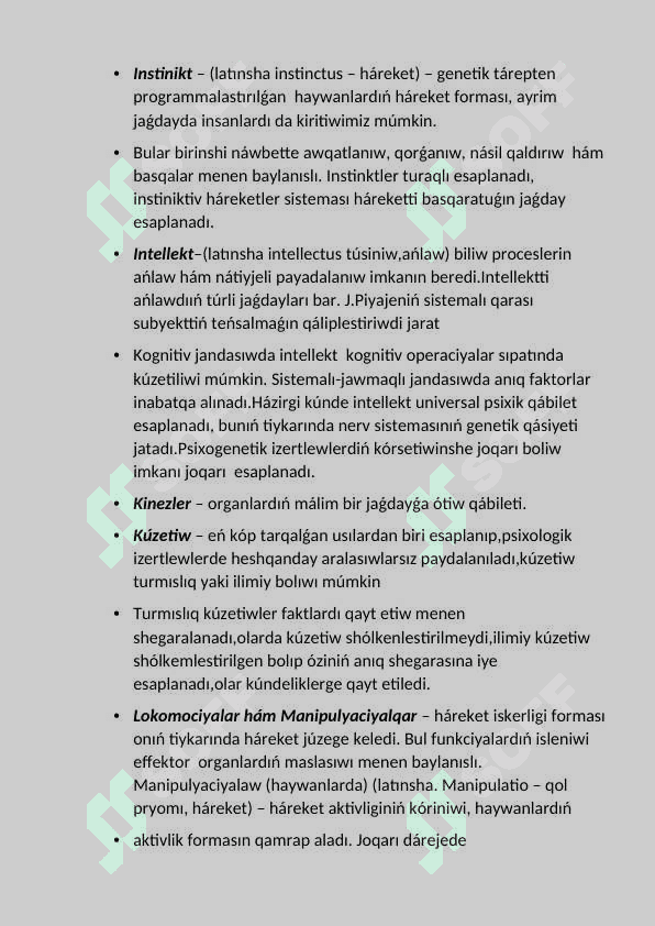 Zoopsixologiya hám salıstırmalı psixologiya metodları 2