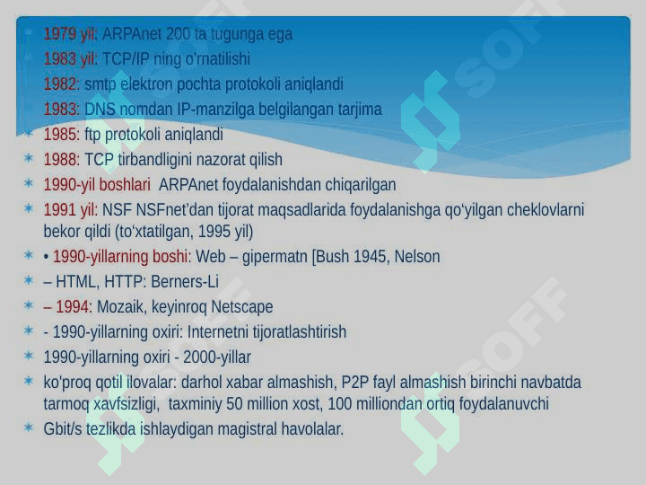 Internet tarmog’I  va DNS xizmati 6