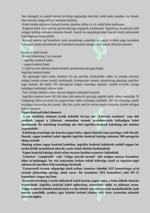 BERILGANLARNI KODLASH USULLARI 4