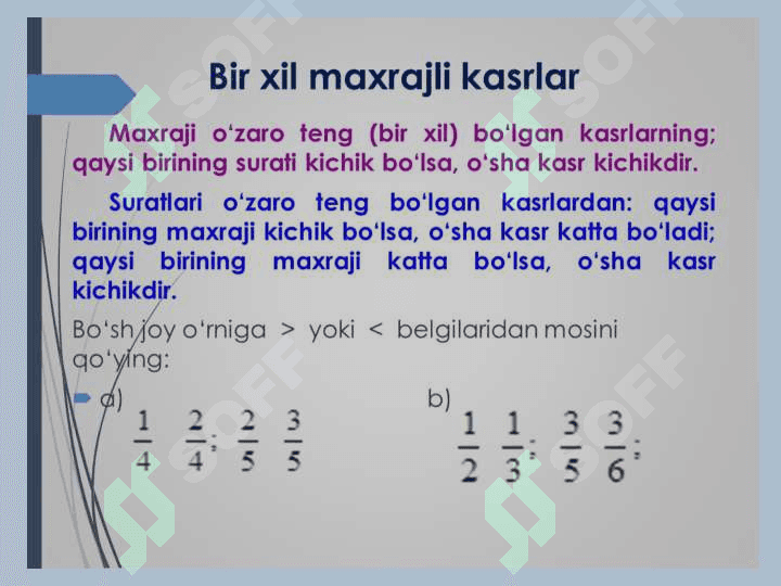 Son tushunchasini kengaytirish masalasi 4
