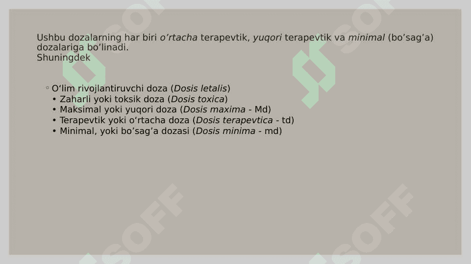 Farmakologiya faniga kirish. Farmakopeya 4