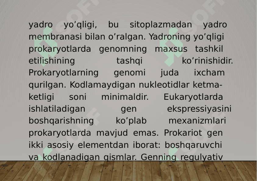 3-Mavzu: Genomlar xilma-xilligi va ularning strukturasi. 4