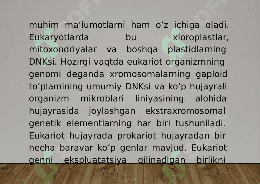 3-Mavzu: Genomlar xilma-xilligi va ularning strukturasi. 7