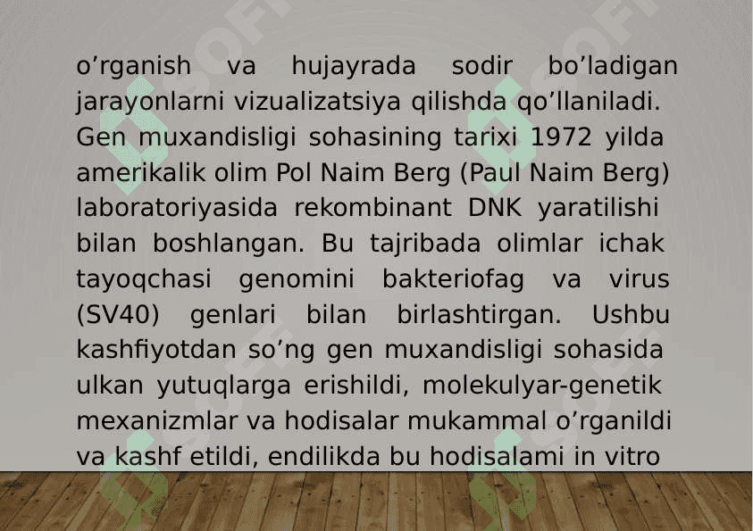 15-Mavzu: Genlarni tahrirlash. 3