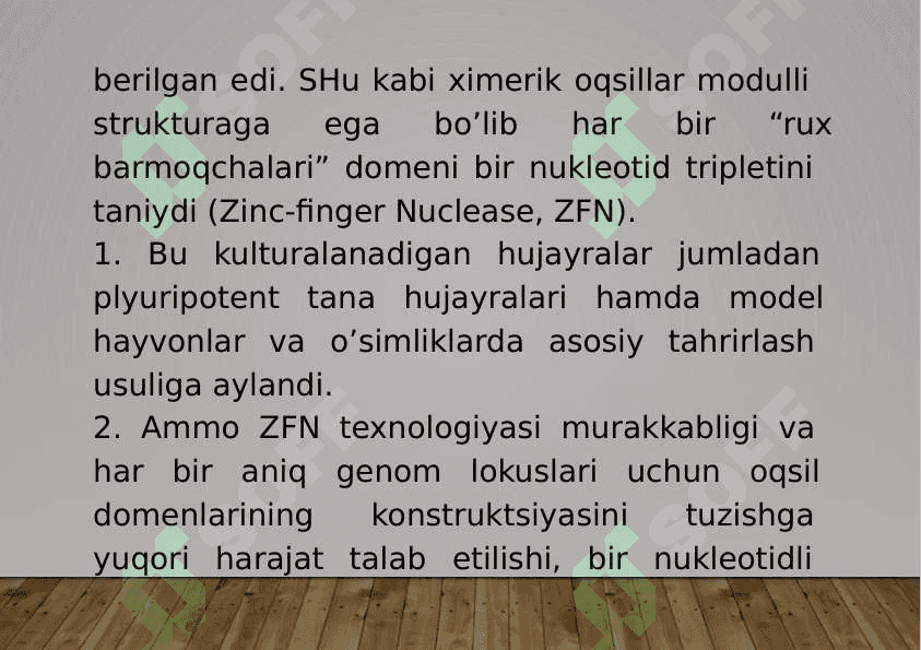 15-Mavzu: Genlarni tahrirlash. 6