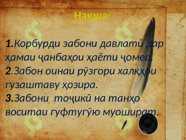 Мақсад ва вазифаҳои таълими забони модари 2