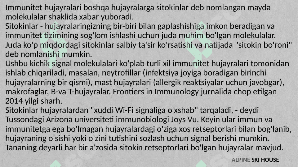 INTERFERON VA SITOKINLAR, SINTEZLANISHI, TA’SIR MEXANIZMI 8