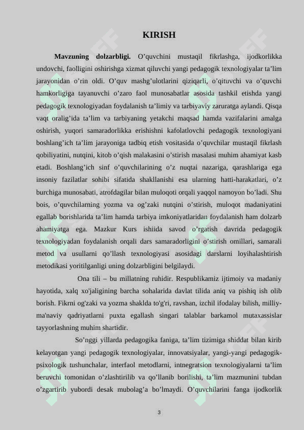 Savod o’rgatish davrida bo’g’in  ustida ishlash 3