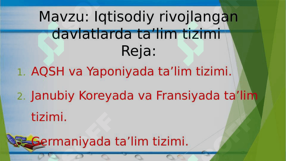 Iqtisodiy rivojlangan davlatlarda taʼlim tizimi 2