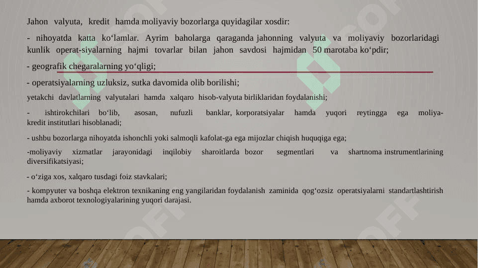VALYUTA BOZORLARI 4