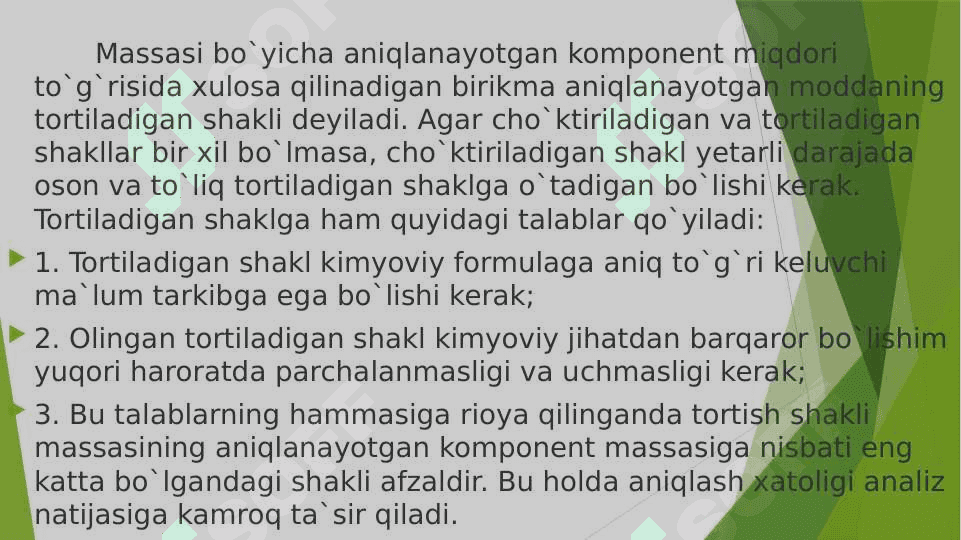 ANALIZNING GRAVIMETRIK VA TITRIMETRIK METODLARI 4