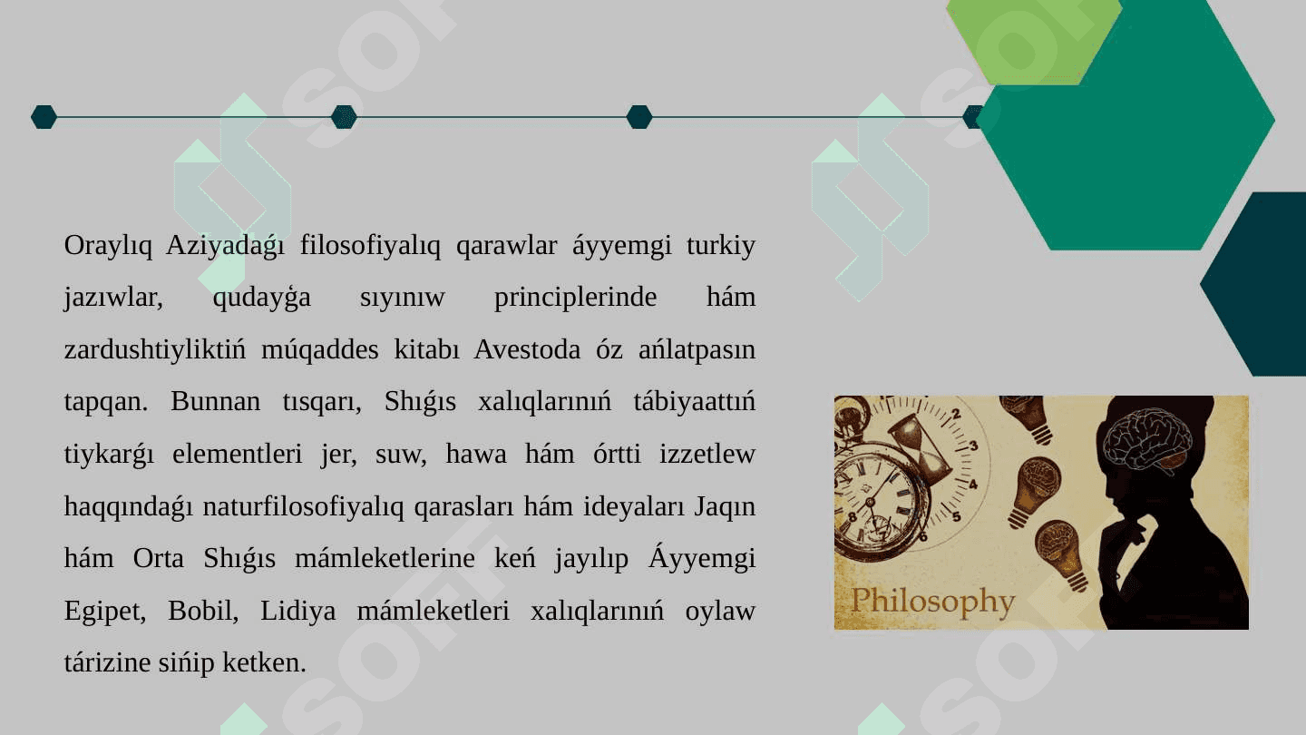 Shıģıs filosofiyası 4