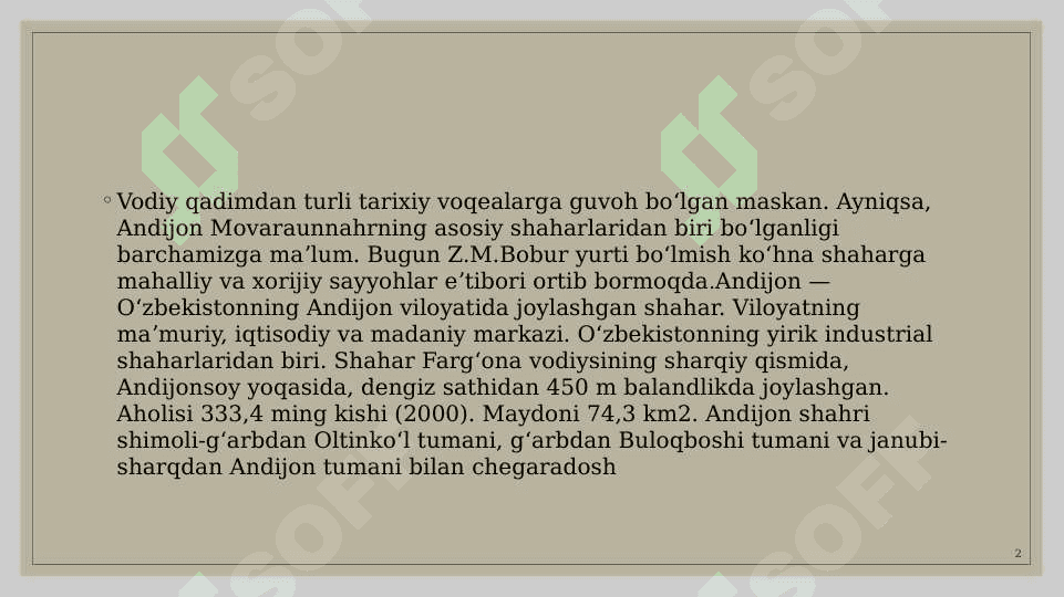 Andijon viloyati tumanlari tarixi va hududlarda tarixiy obidalar 2