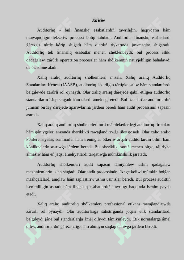 Xalıq aralıq auditorlıq shόlkemleri 2