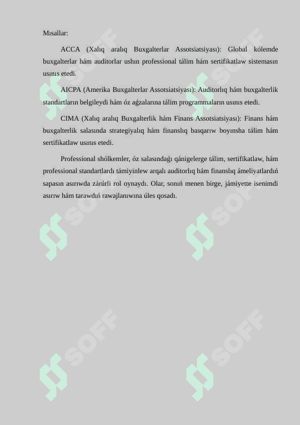 Xalıq aralıq auditorlıq shόlkemleri 6