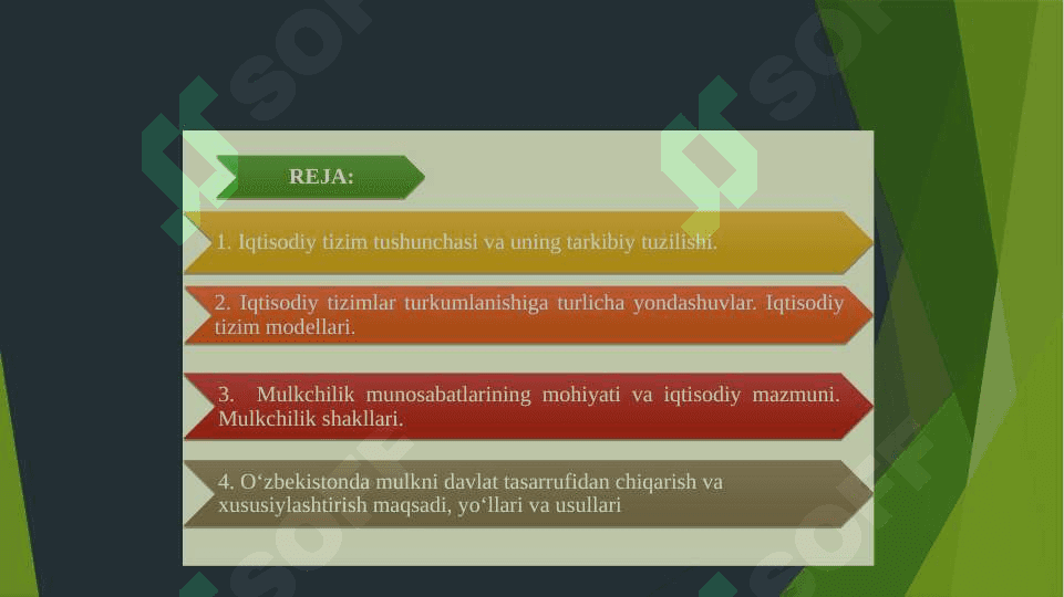 Iqtisodiy tizim modellari va mulkchilik 2