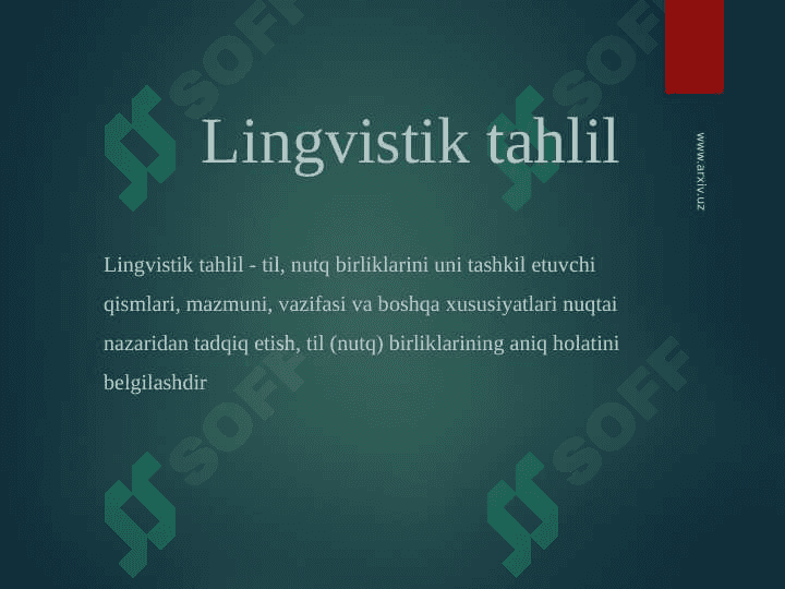 Lingvistik tahlil va uning turlari 4