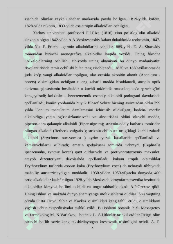Nikotin va uning birikmalarini-molekula tuzilishi, olinishi, xossalari va ishlatilishi 6