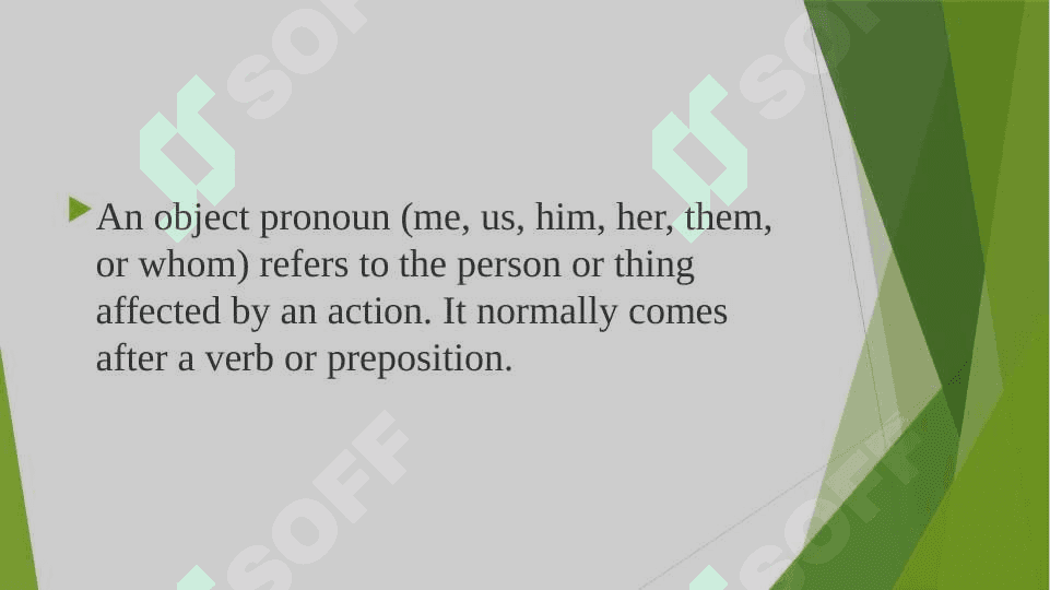 Object pronouns 2