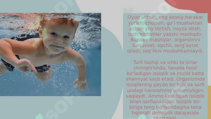 Organizmni chiniqtirish usullari 8